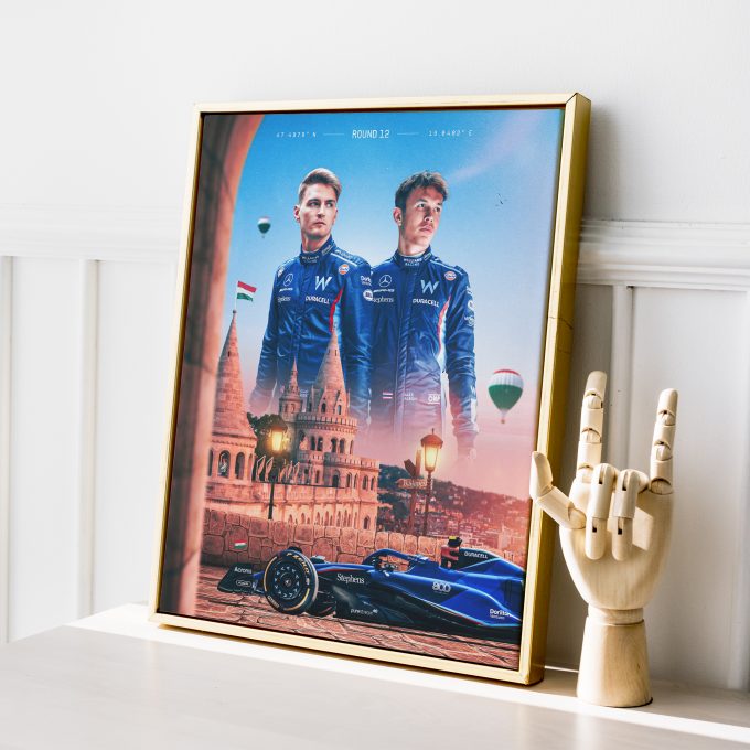 Williams F1 Poster Hungary 2023