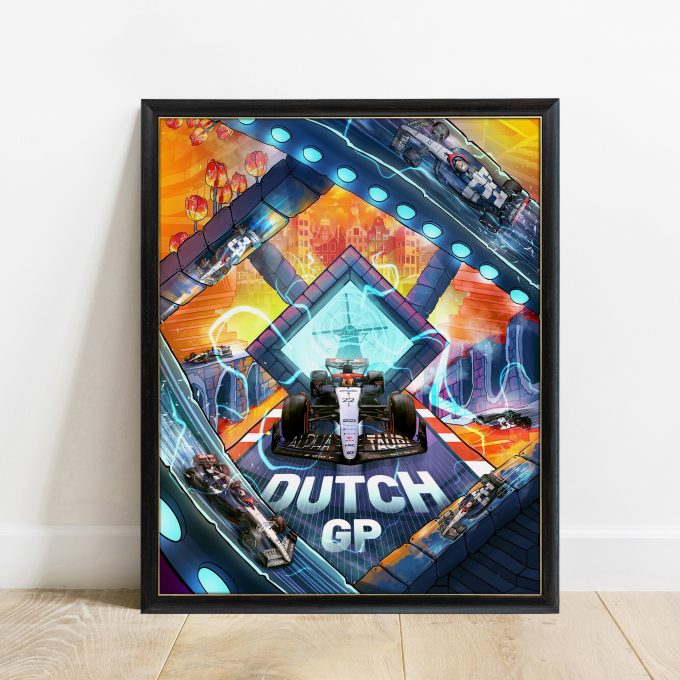 Netherlands 2023 Alpha Tauri F1 Poster