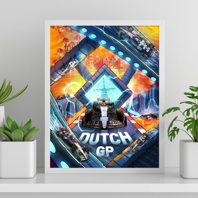 Netherlands 2023 Alpha Tauri F1 Poster