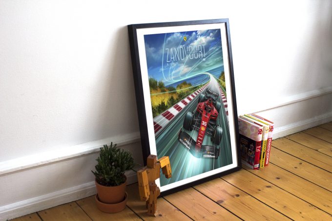 Dutch Ferrari F1 Poster 2023