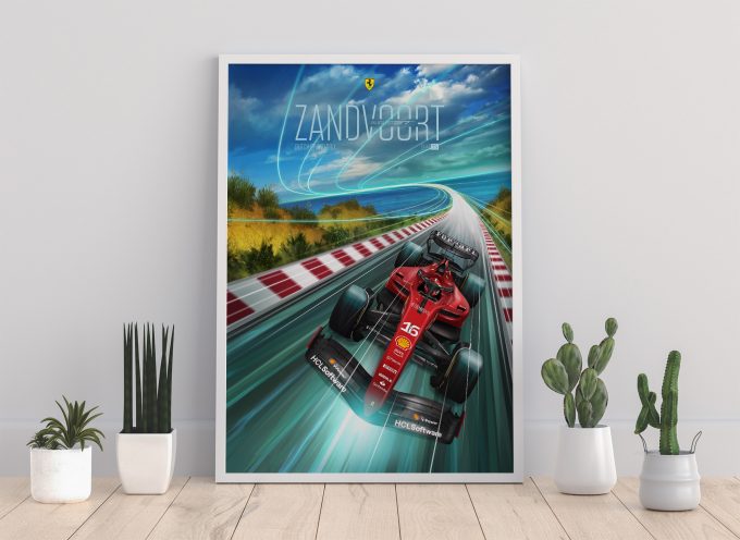 Dutch Ferrari F1 Poster 2023