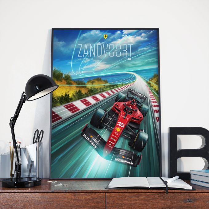 Dutch Ferrari F1 Poster 2023