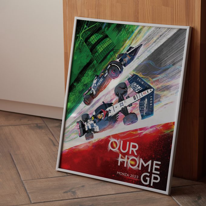 Italy 2023 Alpha Tauri F1 Poster