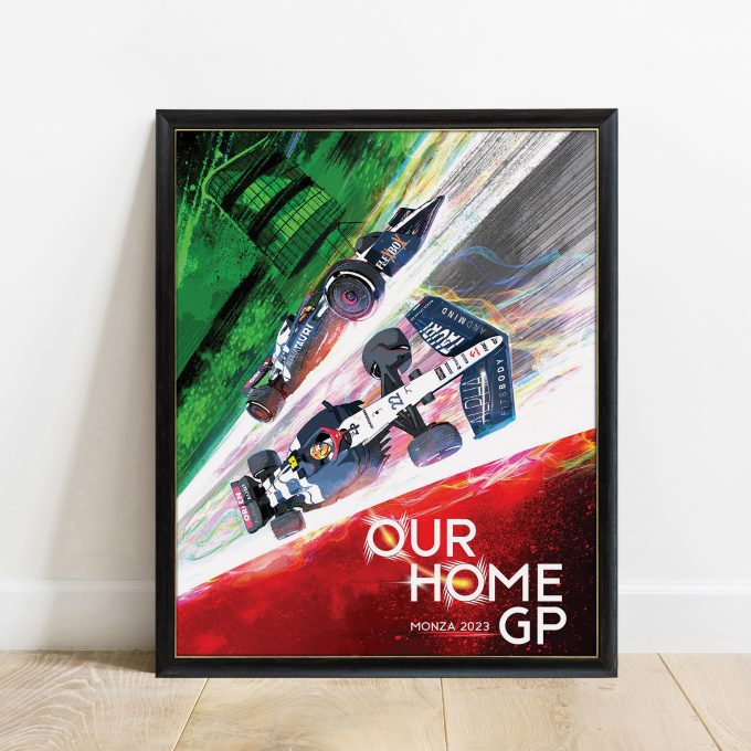 Italy 2023 Alpha Tauri F1 Poster