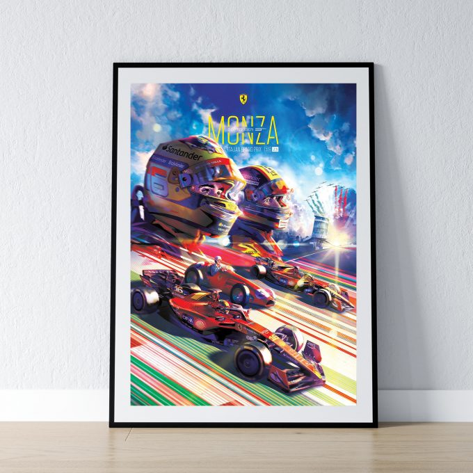 Italy 2023 Ferrari F1 Poster