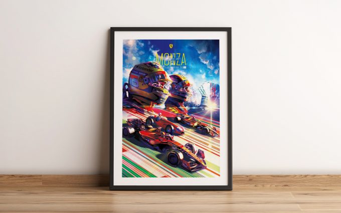 Italy 2023 Ferrari F1 Poster