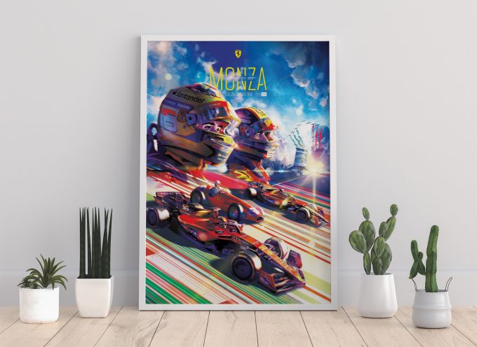 Italy 2023 Ferrari F1 Poster