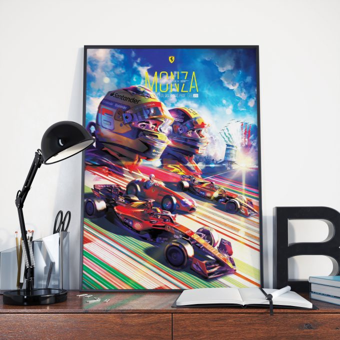 Italy 2023 Ferrari F1 Poster