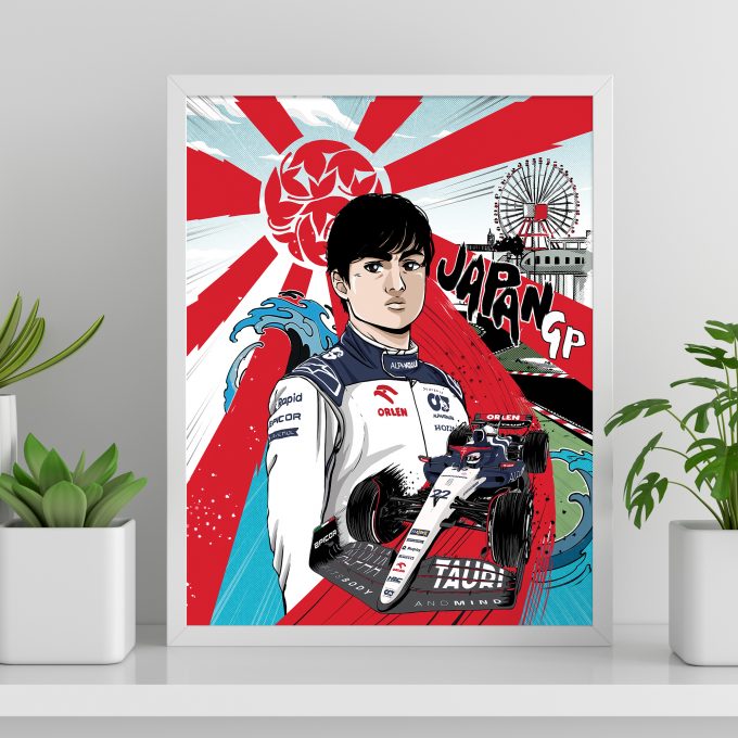 Japan 2023 Alpha Tauri F1 Poster