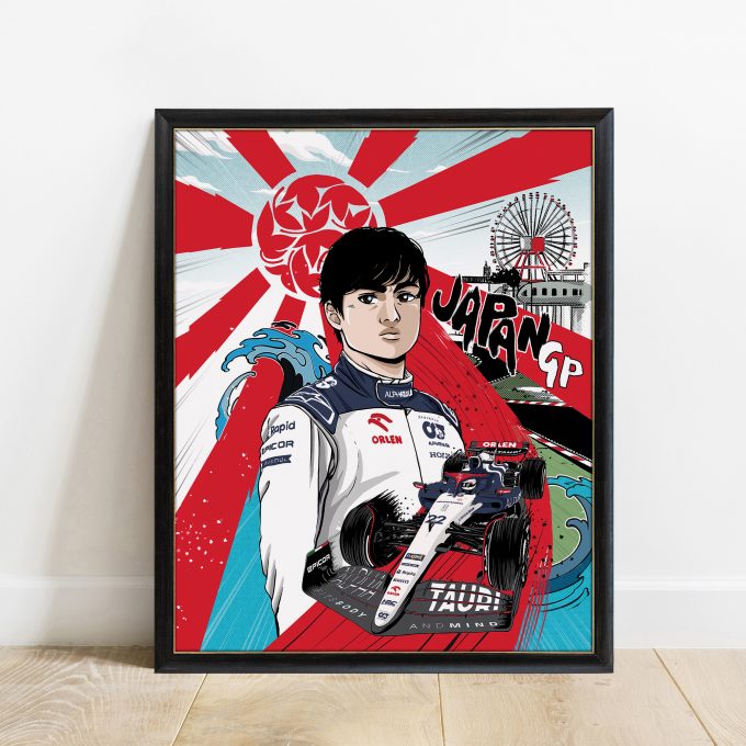 Japan 2023 Alpha Tauri F1 Poster