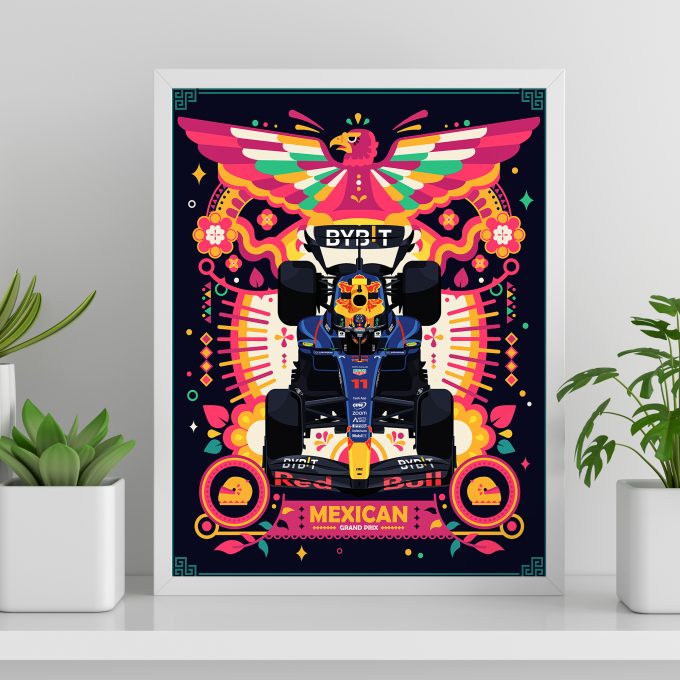 Mexico 2023 Red Bull F1 Poster