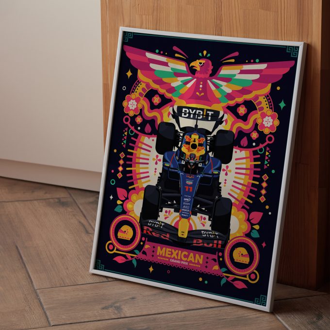 Mexico 2023 Red Bull F1 Poster