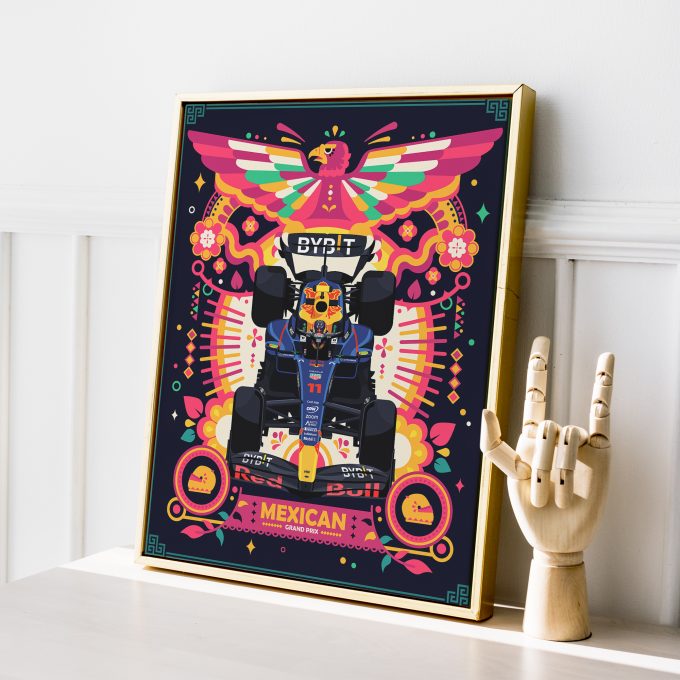 Mexico 2023 Red Bull F1 Poster