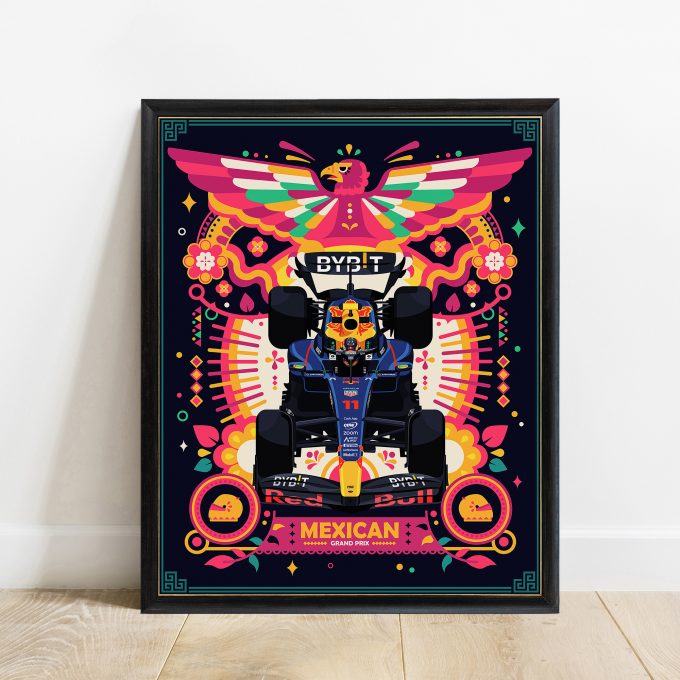 Mexico 2023 Red Bull F1 Poster