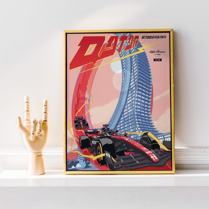 Qatar 2023 Alfa Romeo F1 Poster