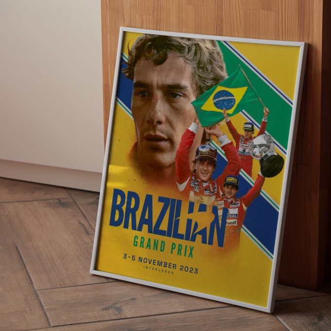 Brazil 2023 McLaren F1 Poster