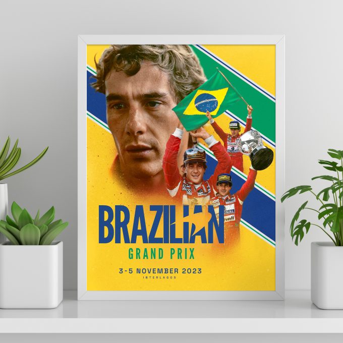 Brazil 2023 McLaren F1 Poster