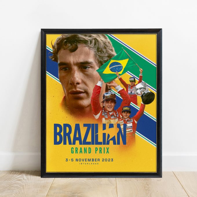 Brazil 2023 McLaren F1 Poster