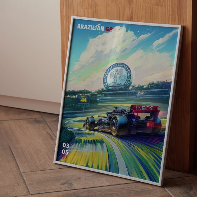 Brazil 2023 Mercedes F1 Poster