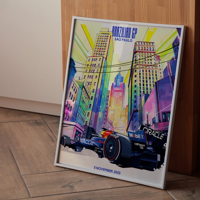 Brazil 2023 Red Bull F1 Poster