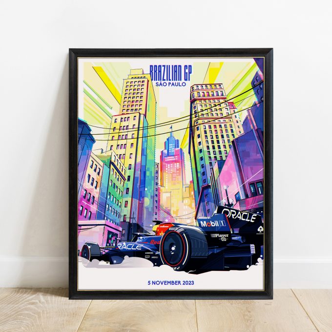 Brazil 2023 Red Bull F1 Poster