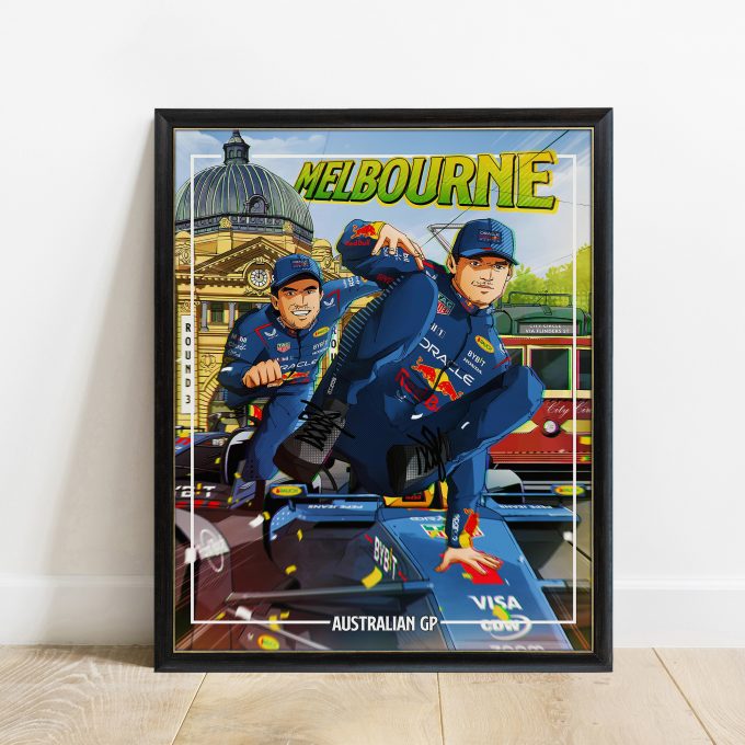 Australia 2024 Red Bull F1 Poster