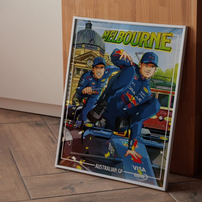 Australia 2024 Red Bull F1 Poster