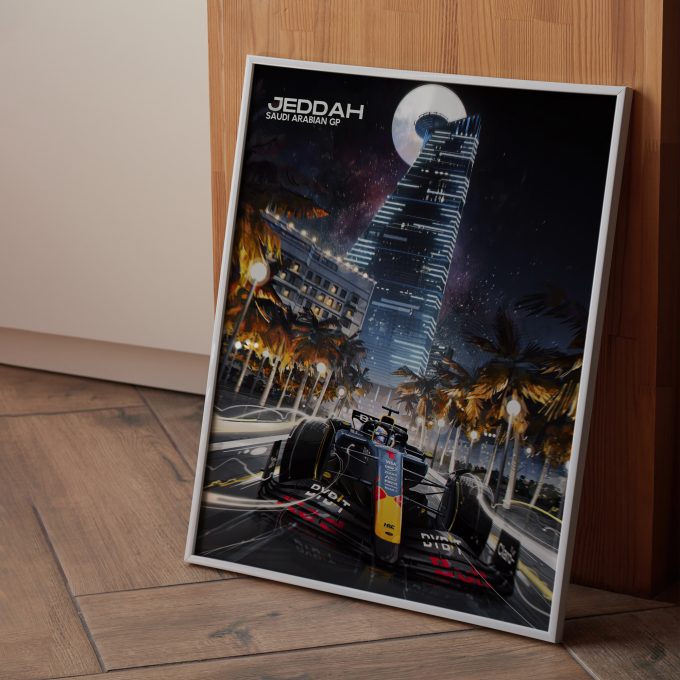 Saudi Arabia 2024 Red Bull F1 Poster