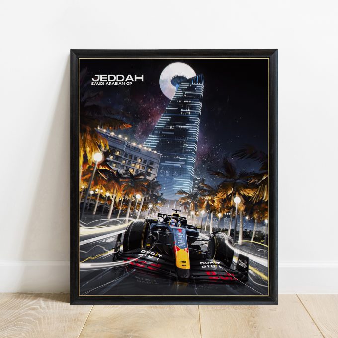 Saudi Arabia 2024 Red Bull F1 Poster