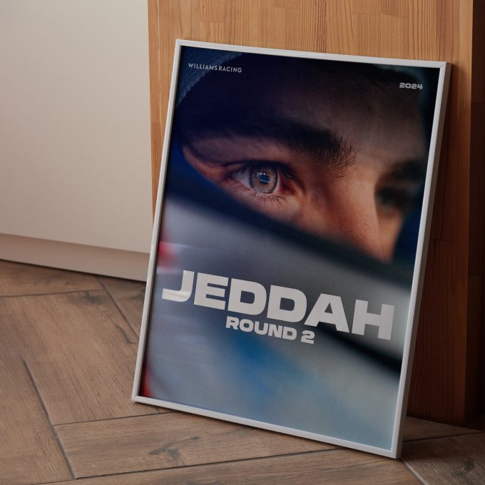 Saudi Arabia 2024 Williams F1 Poster