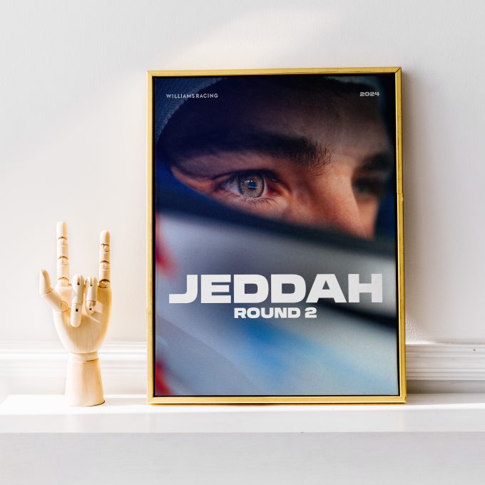 Saudi Arabia 2024 Williams F1 Poster