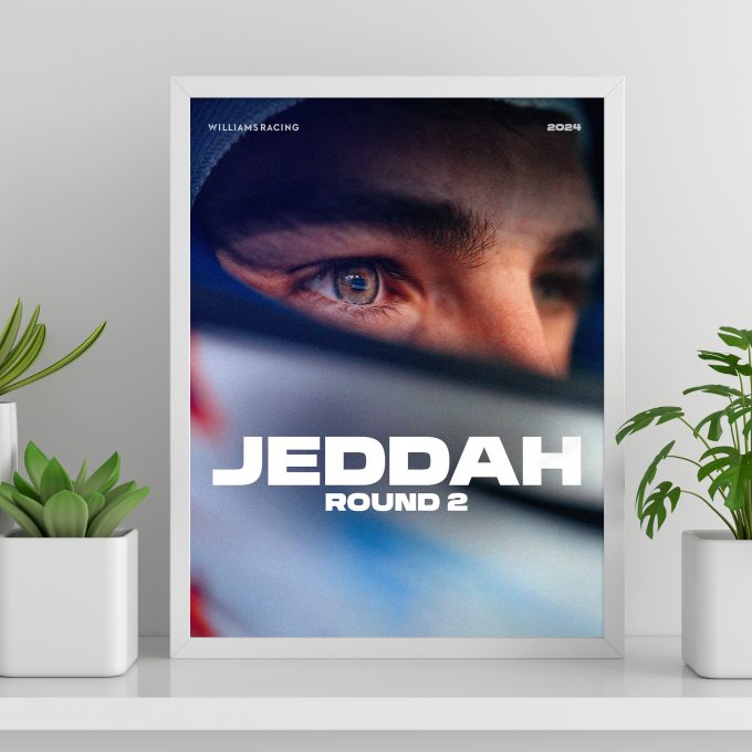 Saudi Arabia 2024 Williams F1 Poster