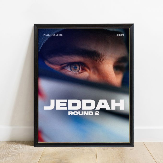 Saudi Arabia 2024 Williams F1 Poster