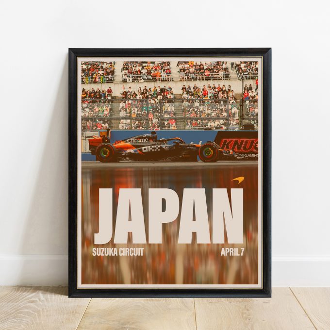 Japan 2024 McLaren F1 Poster