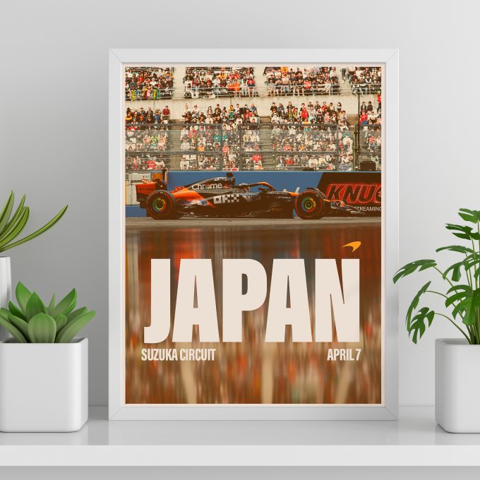 Japan 2024 McLaren F1 Poster