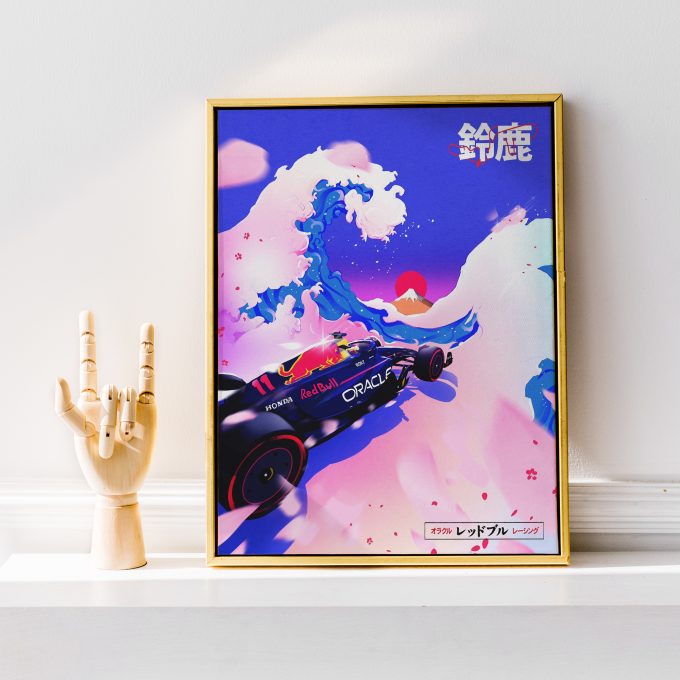 Japan 2024 Red Bull F1 Poster