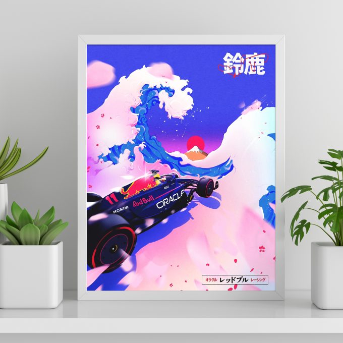 Japan 2024 Red Bull F1 Poster