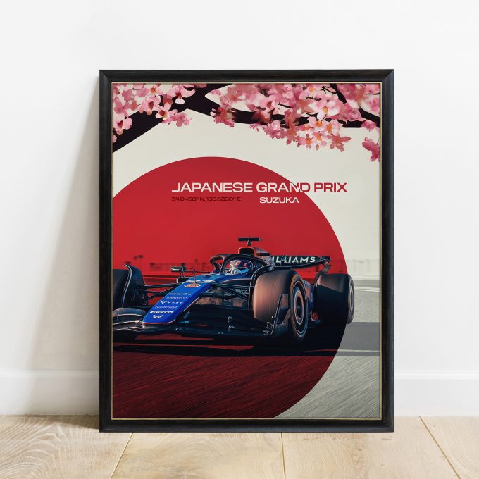 Japan 2024 Williams F1 Poster