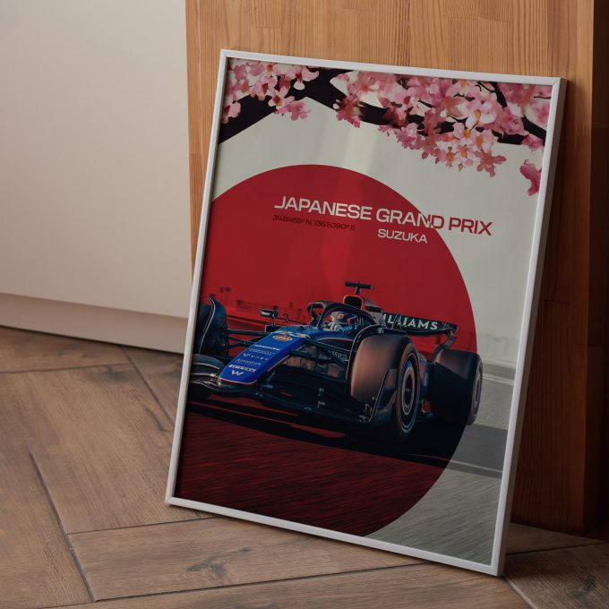 Japan 2024 Williams F1 Poster