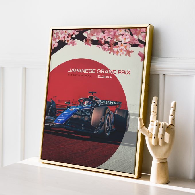 Japan 2024 Williams F1 Poster