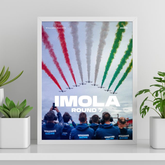 Emilia Romagna 2024 Williams F1 Poster