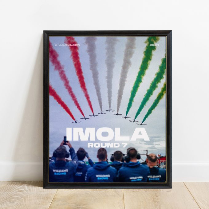 Emilia Romagna 2024 Williams F1 Poster