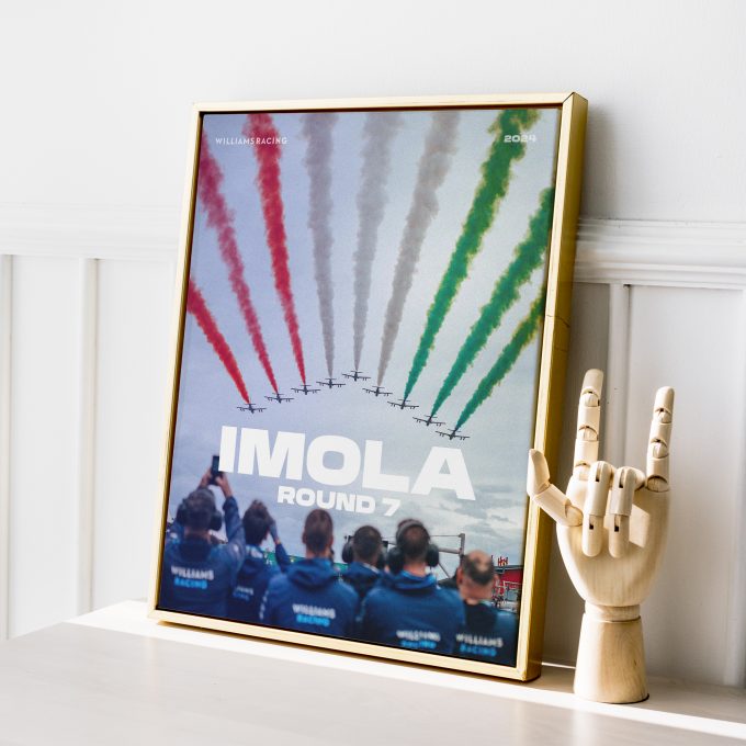 Emilia Romagna 2024 Williams F1 Poster