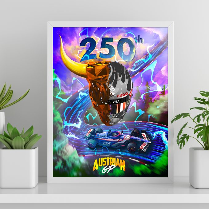 Austria 2024 Racing Bulls F1 Poster