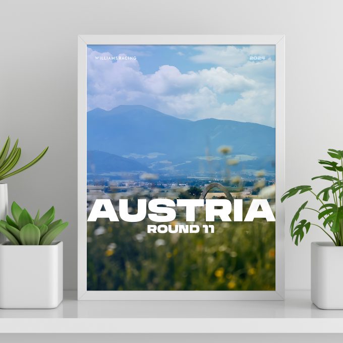 Austria 2024 Williams F1 Poster