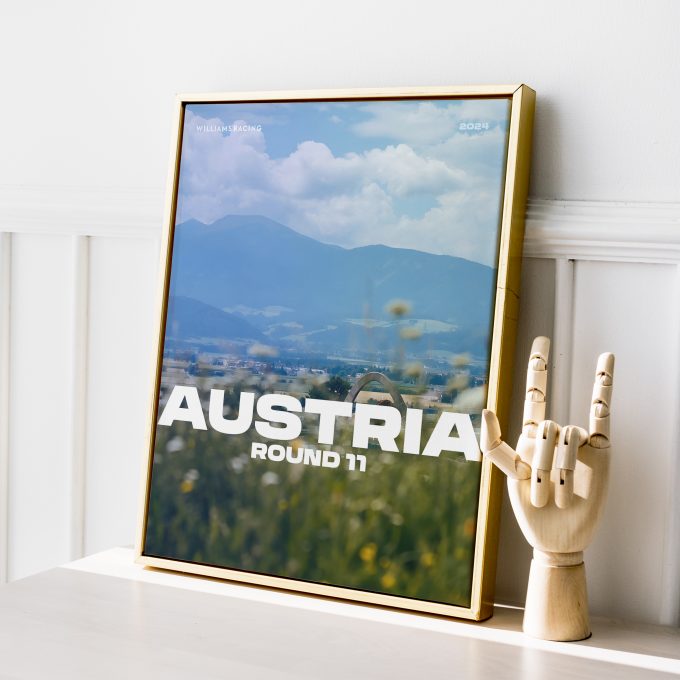 Austria 2024 Williams F1 Poster