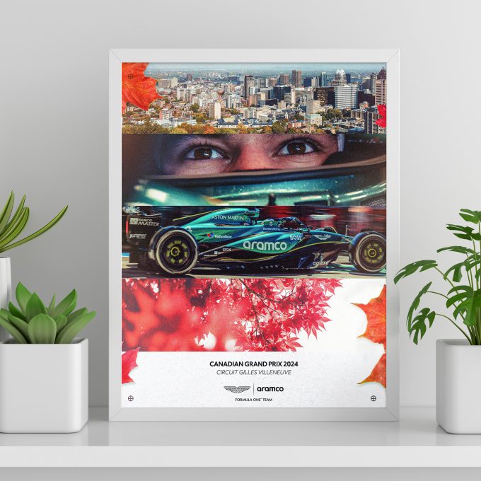 Canada 2024 Aston Martin F1 Poster