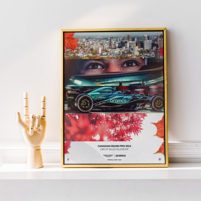 Canada 2024 Aston Martin F1 Poster