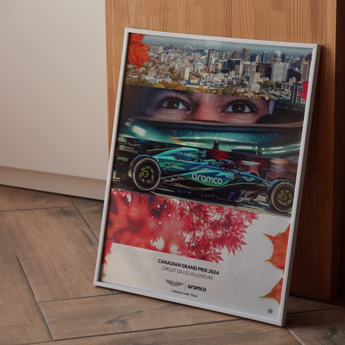 Canada 2024 Aston Martin F1 Poster