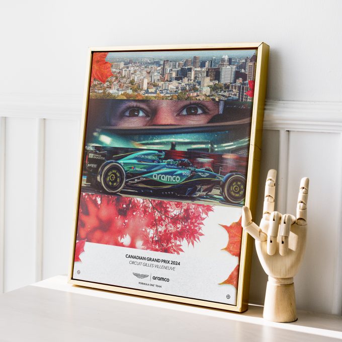 Canada 2024 Aston Martin F1 Poster